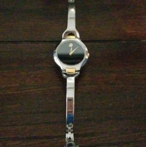 Movado 2 tone womens watch